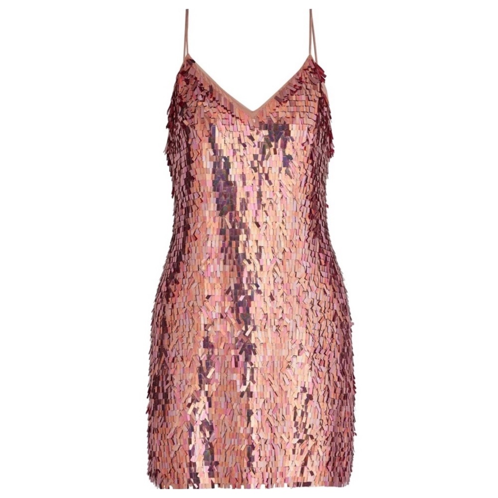 ALICE + OLIVIA Contessa Sequined Dress - Picture 9 of 13